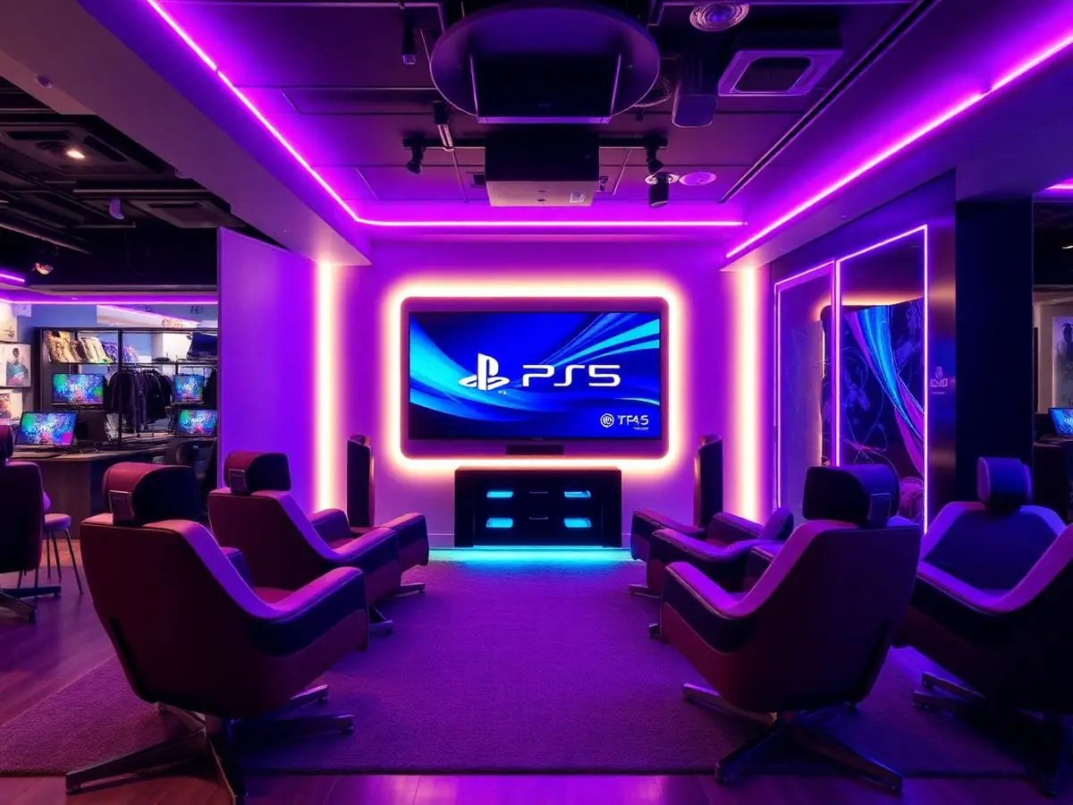 Premium PS5 lounge with 4K display and ergonomic seating in Navi Mumbai