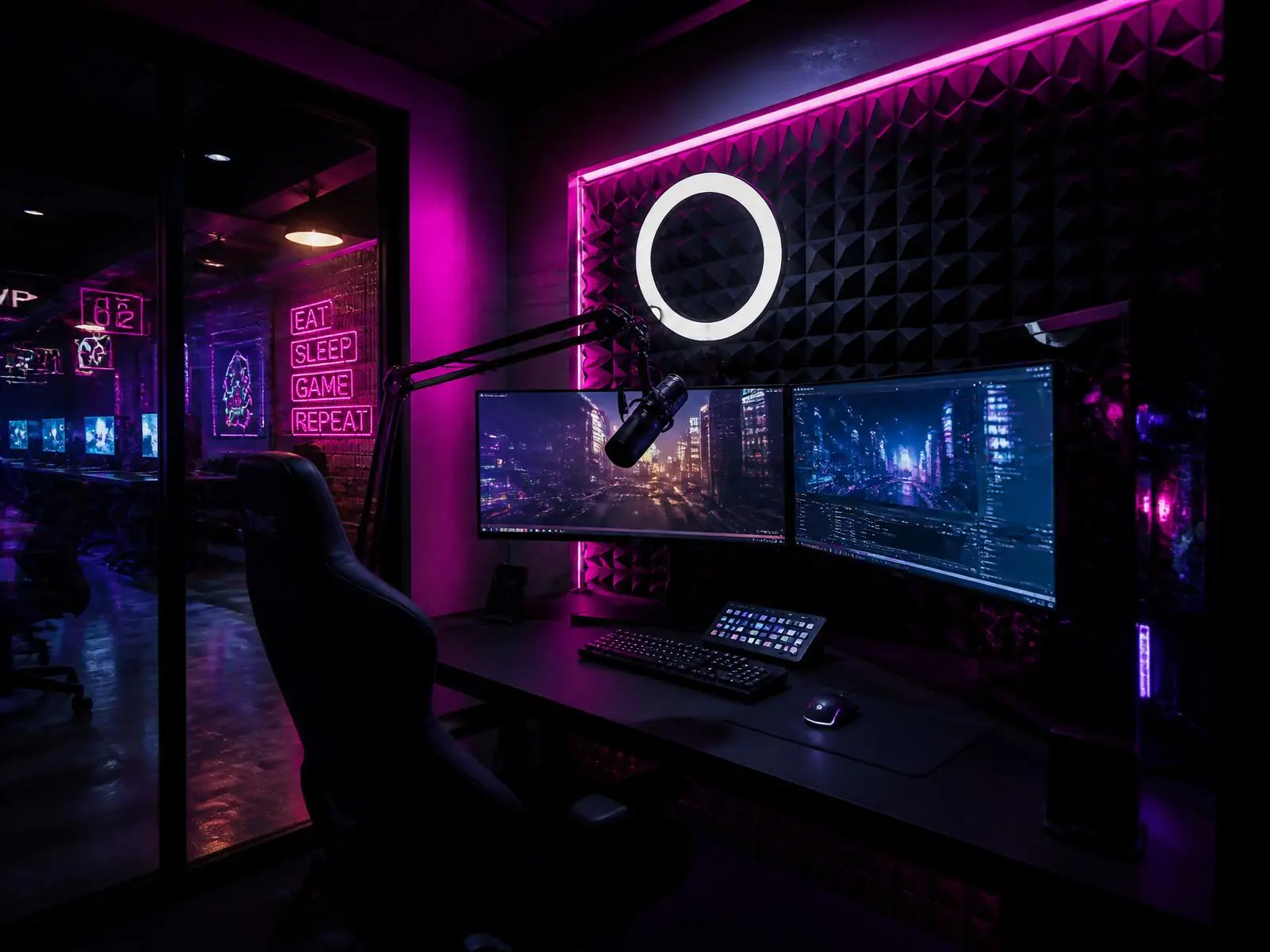 Streaming suite at Nexus Gaming Cafe Ulwe